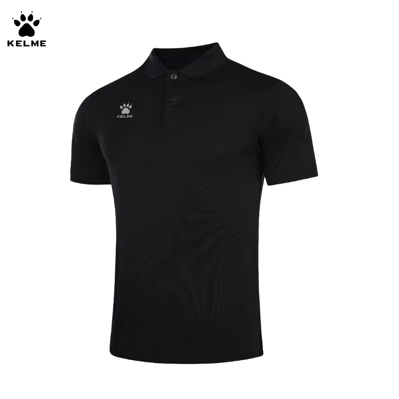 Kelme Polo hommes été séchage rapide à manches courtes T-shirt Club formation Football uniformes chemise de Culture personnalisé