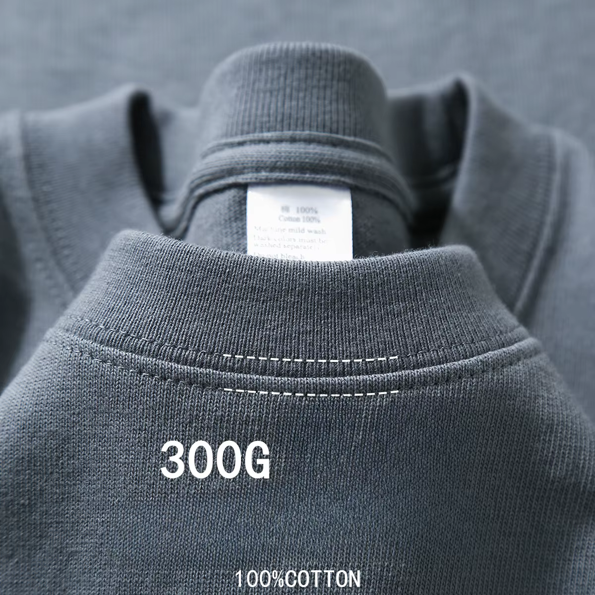 T-shirt à manches courtes en coton épais