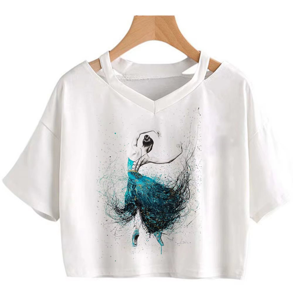 T-shirt de danseuse de Ballet pour femmes