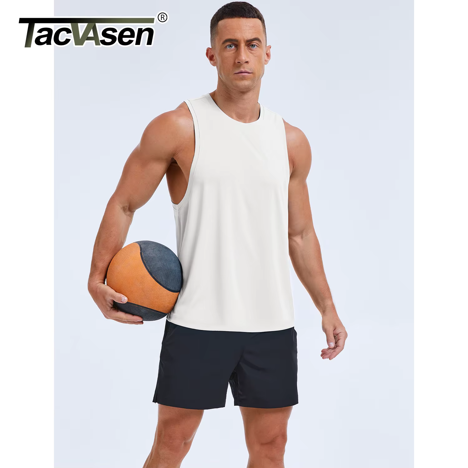 TACVASEN Débardeurs d'été Dry Fit pour Hommes