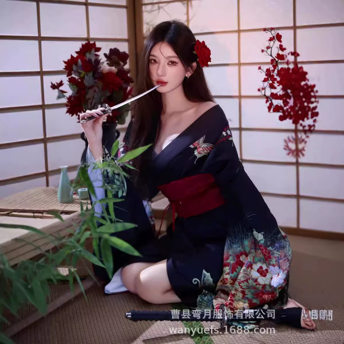 Robe Kimono à manches traditionnelles