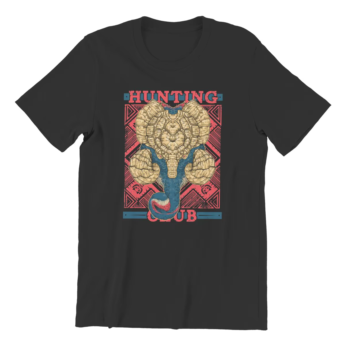 T-Shirt unisexe Monster Hunter World Hunting Club Gammoth pour homme