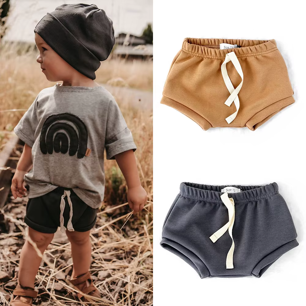 Été infantile enfants chemises Patch arc-en-ciel coton garçons filles T-shirt