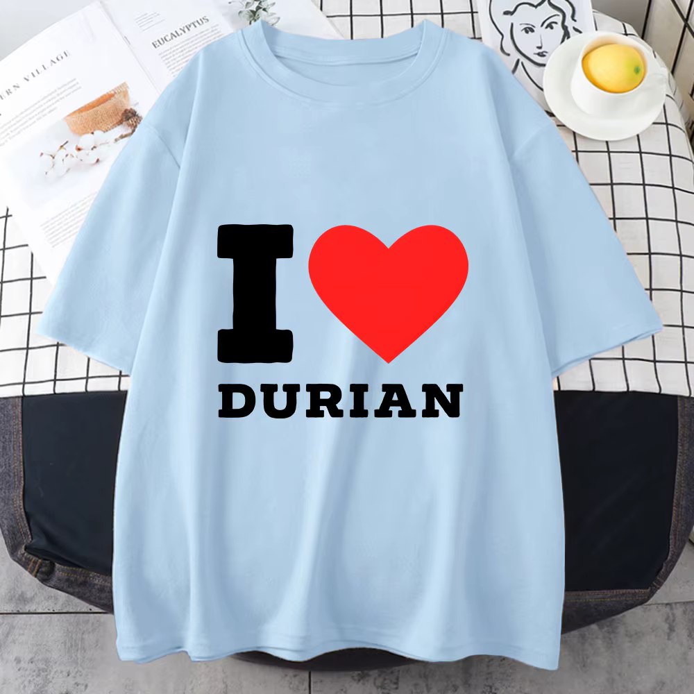 Durian-T-shirt Streetwear pour Femme