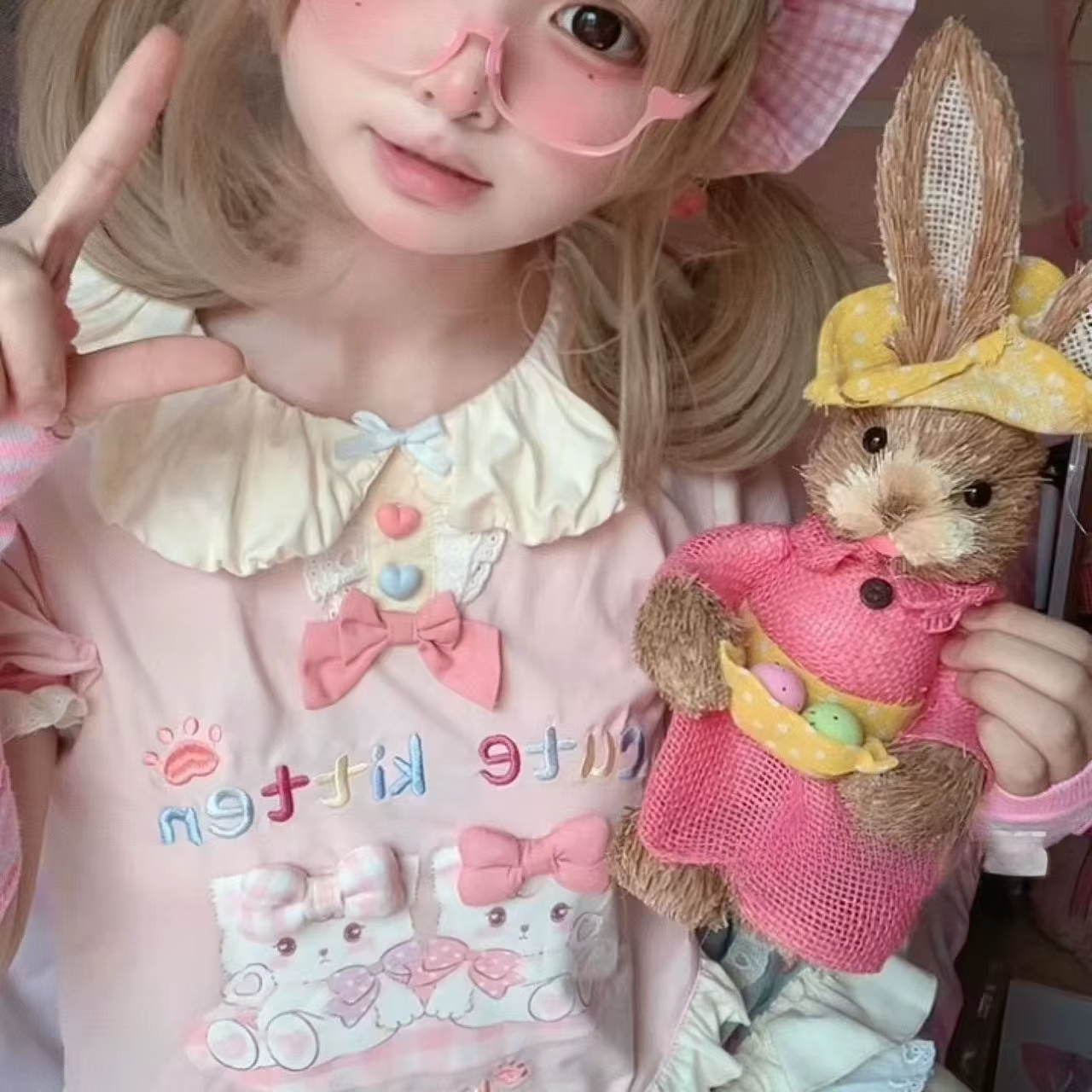 Japonais Kawaii t-shits femmes décontracté Y2K haut court doux Lolita t-shirts conception pour filles vêtements à