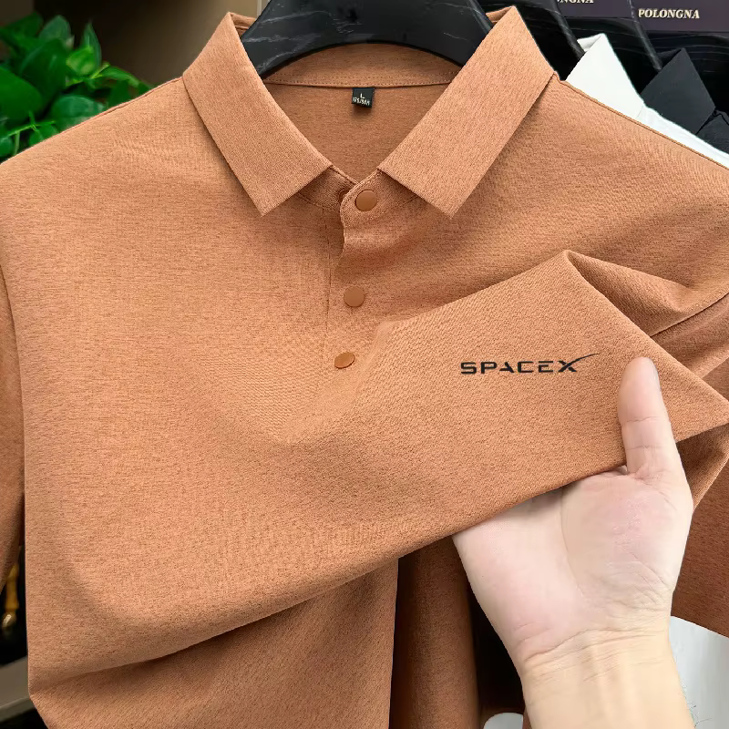 Polo de marque haut de gamme avec lettres classiques