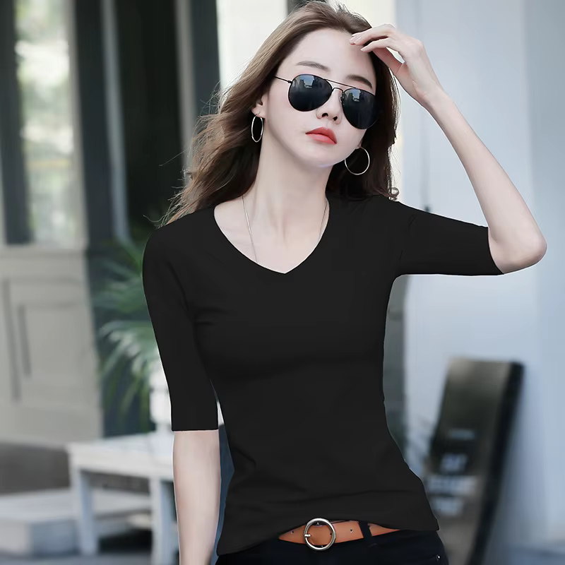 MRMT 2026 Nouveau T-shirt pour femme à manches mi-longues