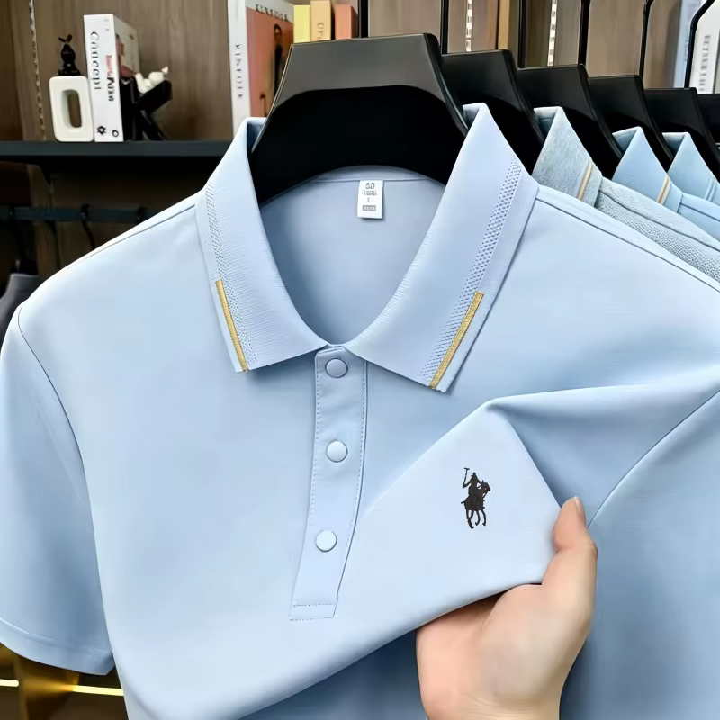 Polo brodé Paul pour homme