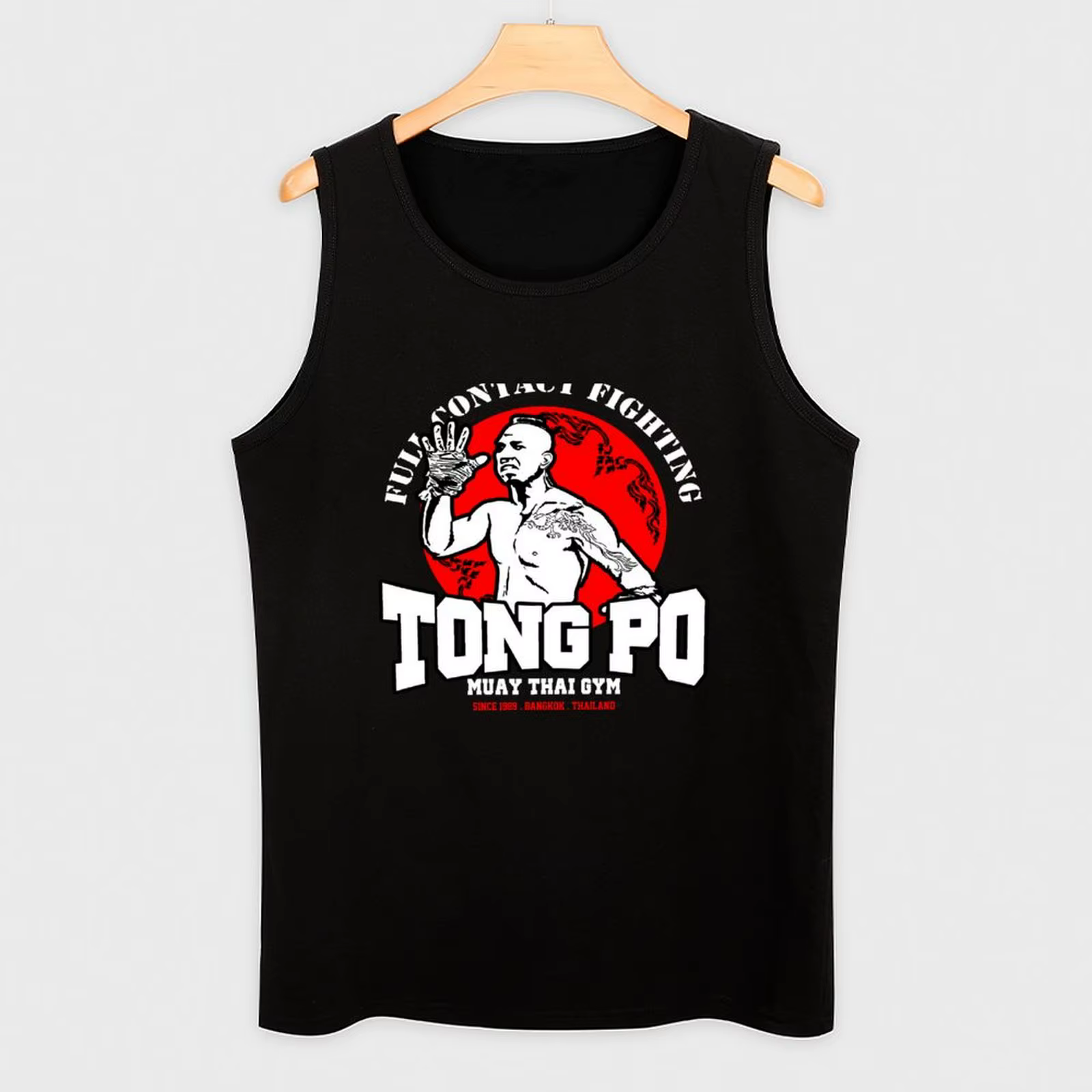 TONG bagMUAY THAI FIGHTER-T-shirt de combat contre les coups de feu