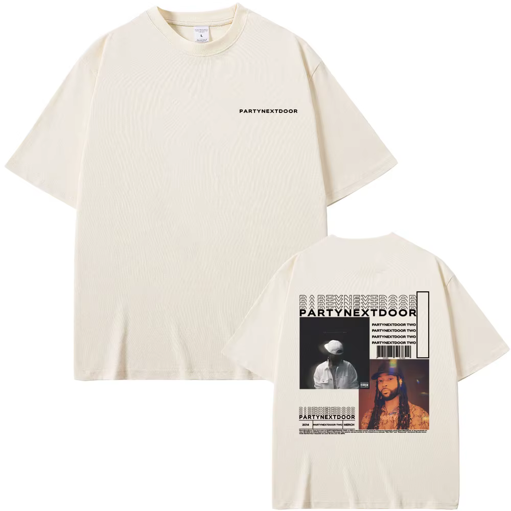 T-shirt imprimé double face pour hommes