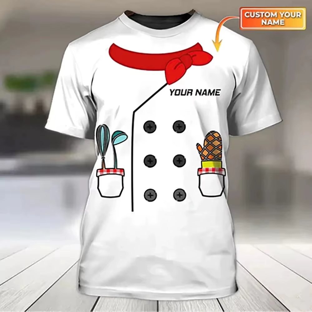 T-shirt à col rond personnalisé pour homme