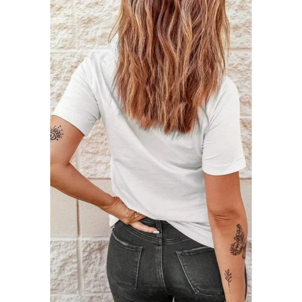 Nouveau T-shirt d'été pour femme