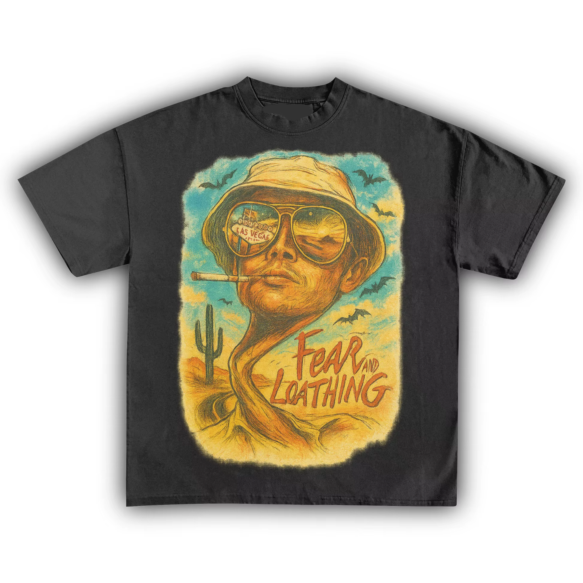 T-shirt de comédie rétro des années 90 Fear and Loathing in Las Vegas pour hommes et femmes