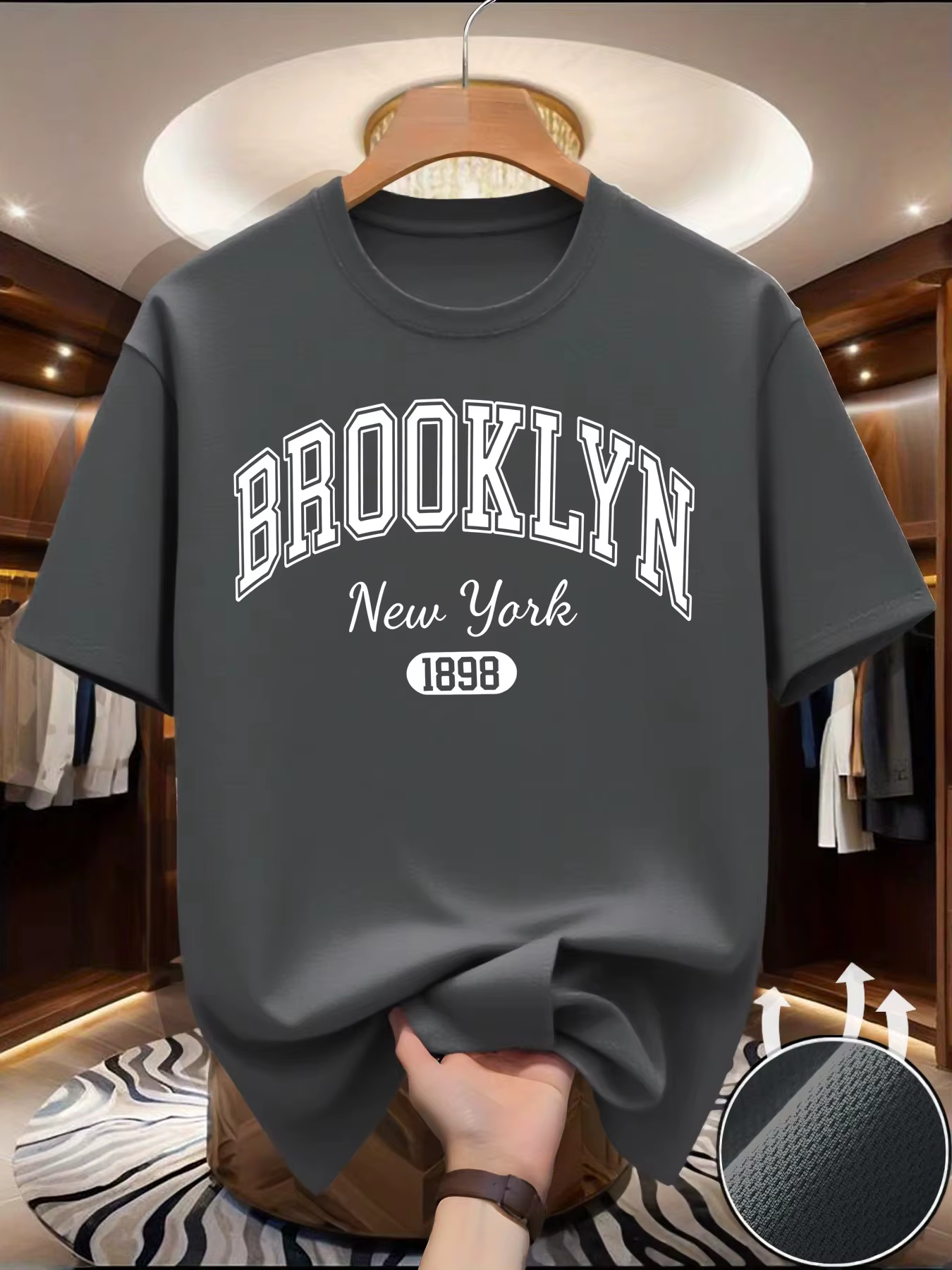 T-shirt Brooklyn New York 1898 pour hommes et femmes