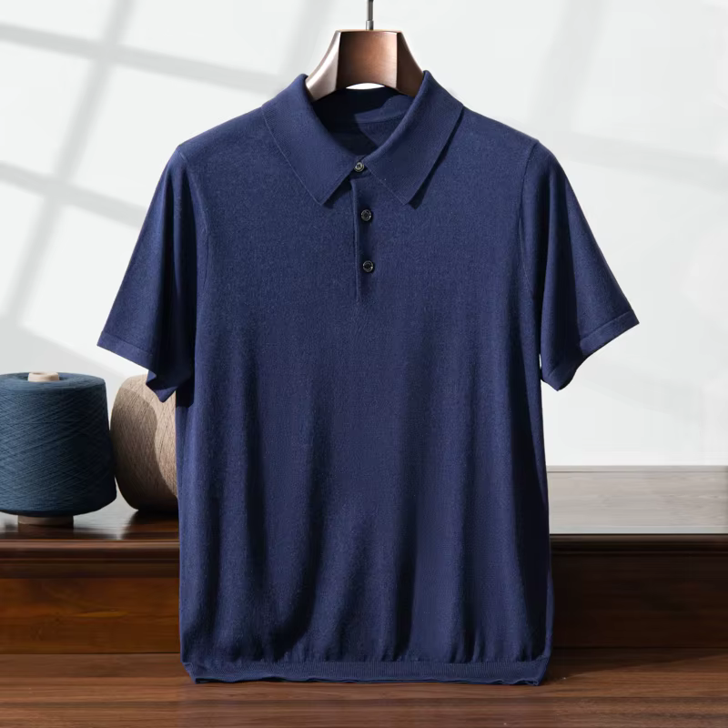 Polo à manches courtes Mulberry pour hommes