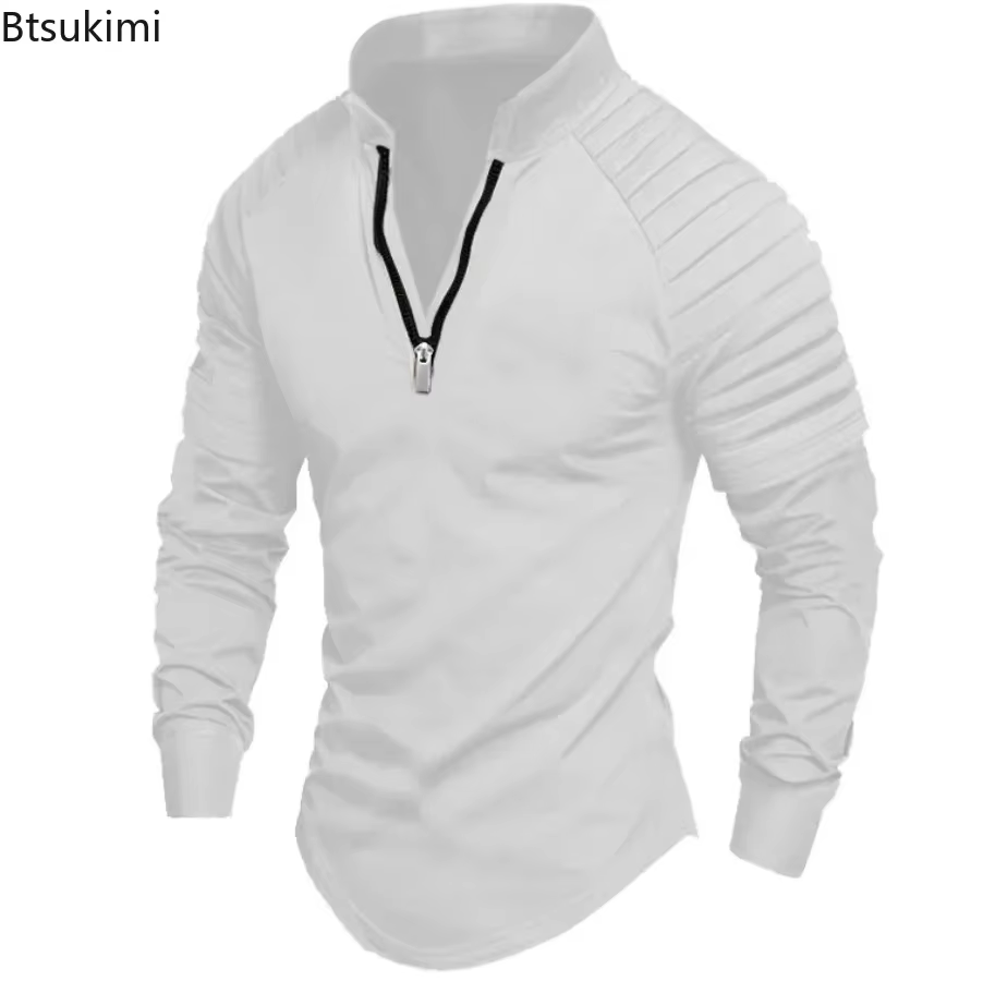 Polo à manches longues pour hommes