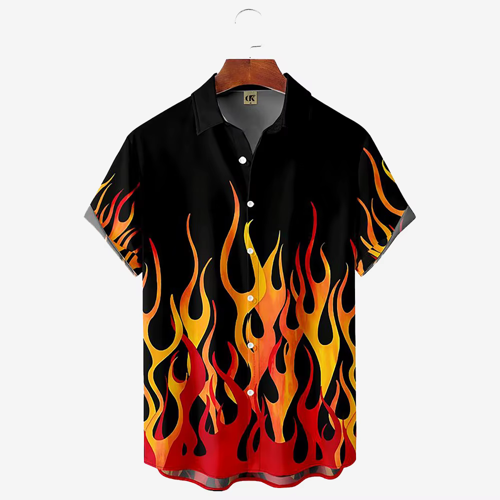 Chemises pour hommes Flame