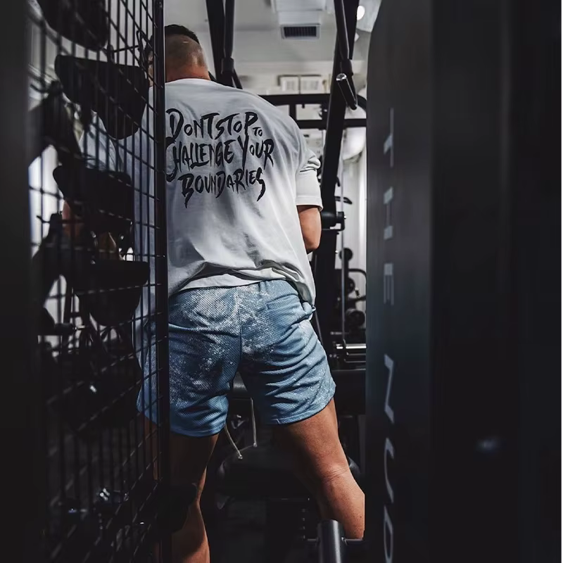 T-shirt en coton à manches courtes pour hommes