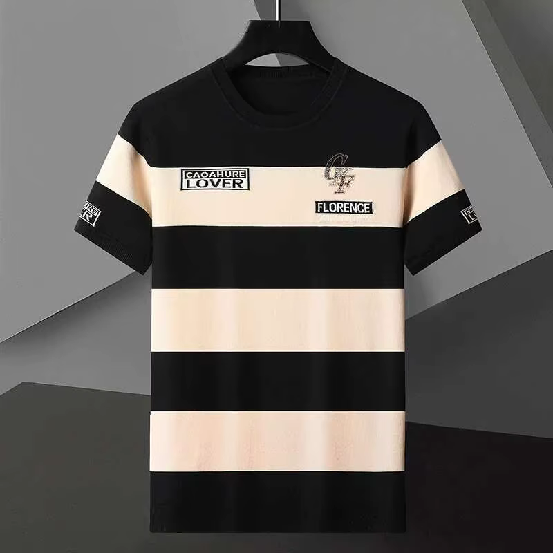 T-shirt manches courtes col rond homme