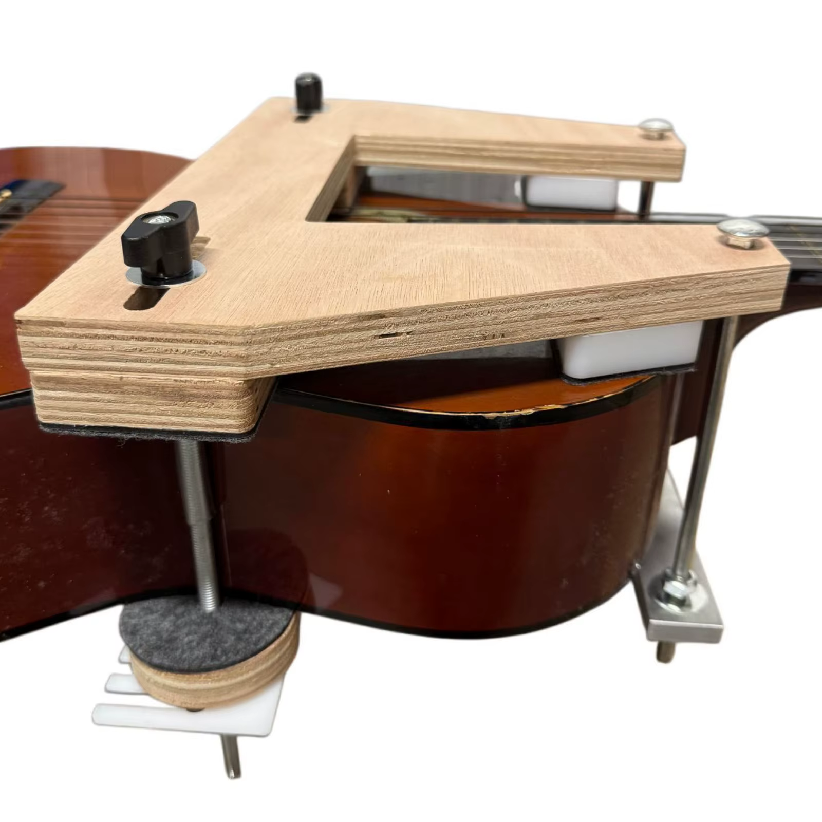 Gabarit de démontage de manche de guitare en bois, gabarit de réinitialisation de manche professionnel, compatible pour luthiers et ateliers