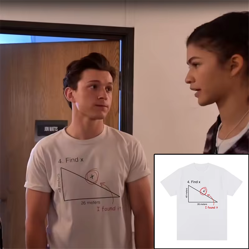 T-shirt Tom Holland pour homme et femme, en coton, Find X Far From Home