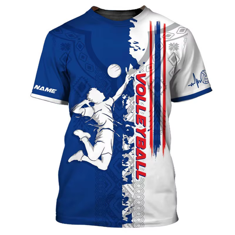 T-shirt d'uniforme de volley-ball pour hommes et femmes