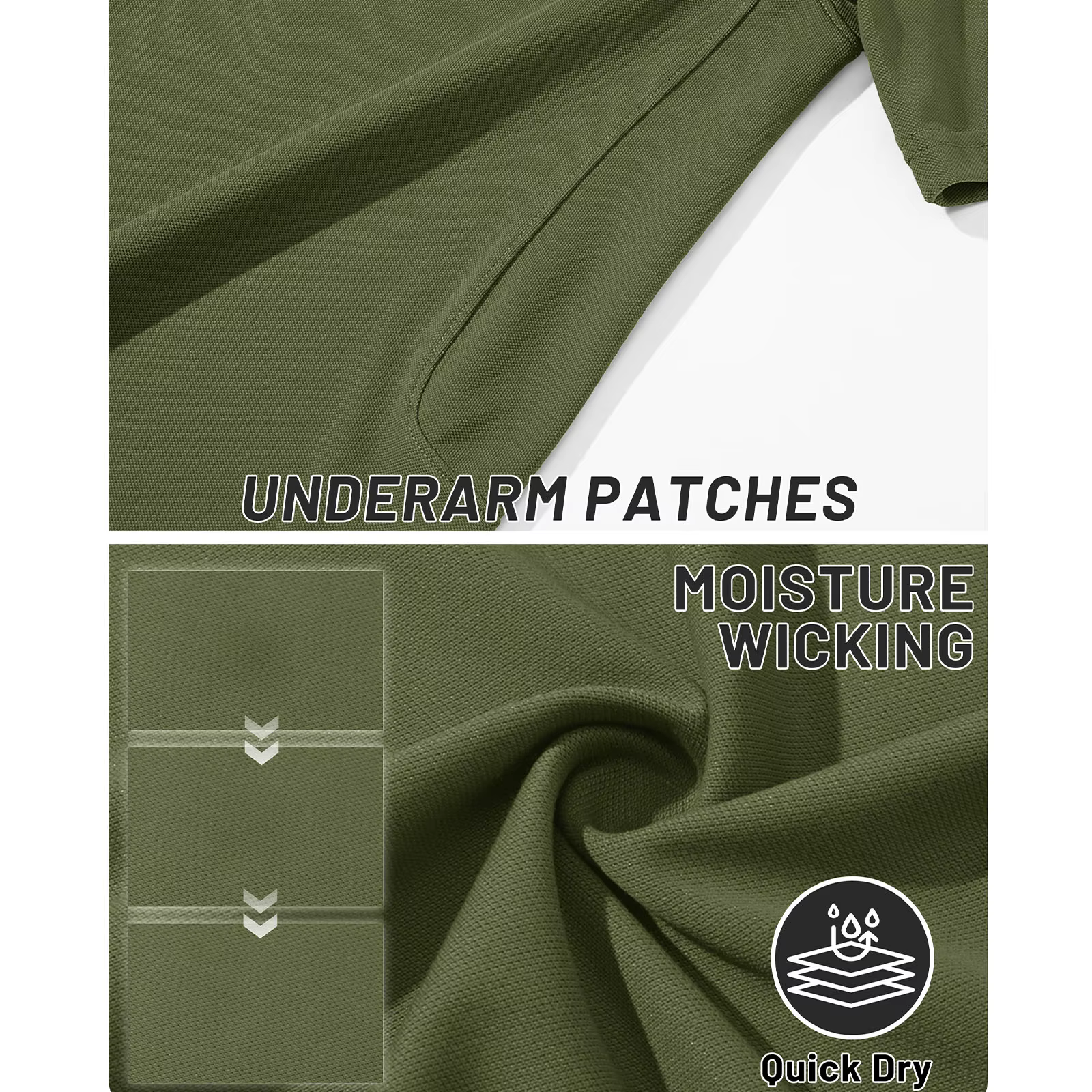 MAGCOMSEN Polo rafraîchissant pour homme