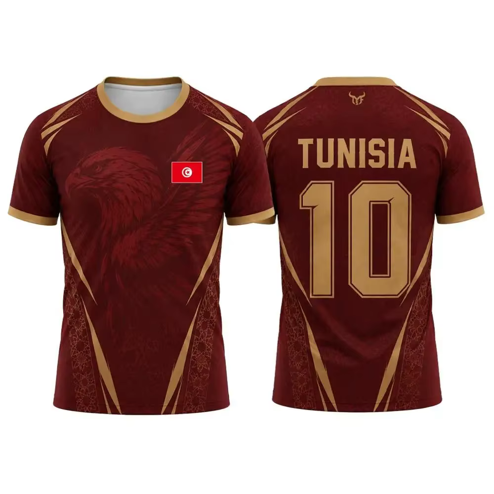 T-shirt imprimé drapeau tunisien
