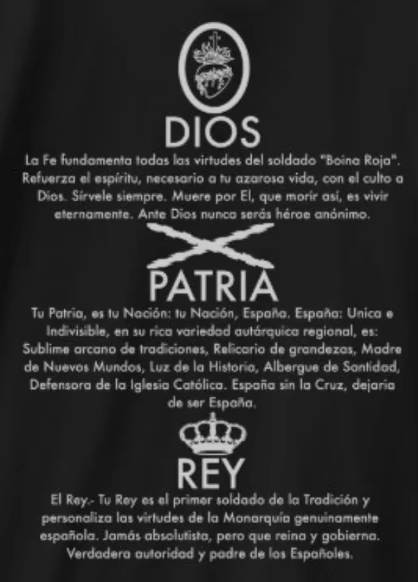 Dieu, patrie et roi. T-shirt croix espagnole de bordeaux. T-shirts décontractés à manches courtes 100% coton