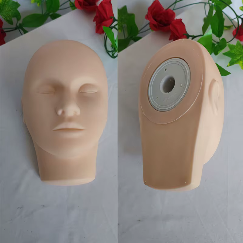 Tête de mannequin d'entraînement de maquillage pour le visage