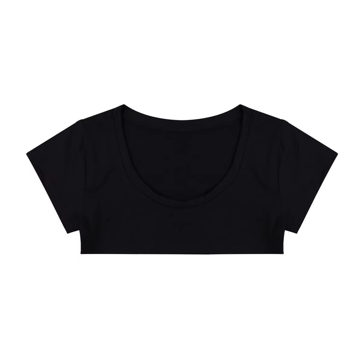 Haut court en coton pour femme
