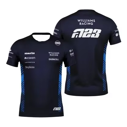 T-shirt d'équipe 2026 Carlos, maillot de la Formule Barcelone 2025, T-shirt pour hommes, femmes, enfants, fans, T-shirt imprimé en 3D