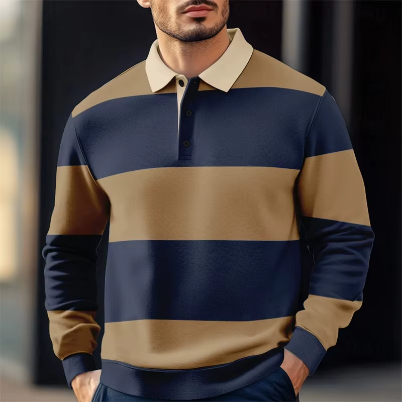 Polo de Golf à manches longues pour hommes