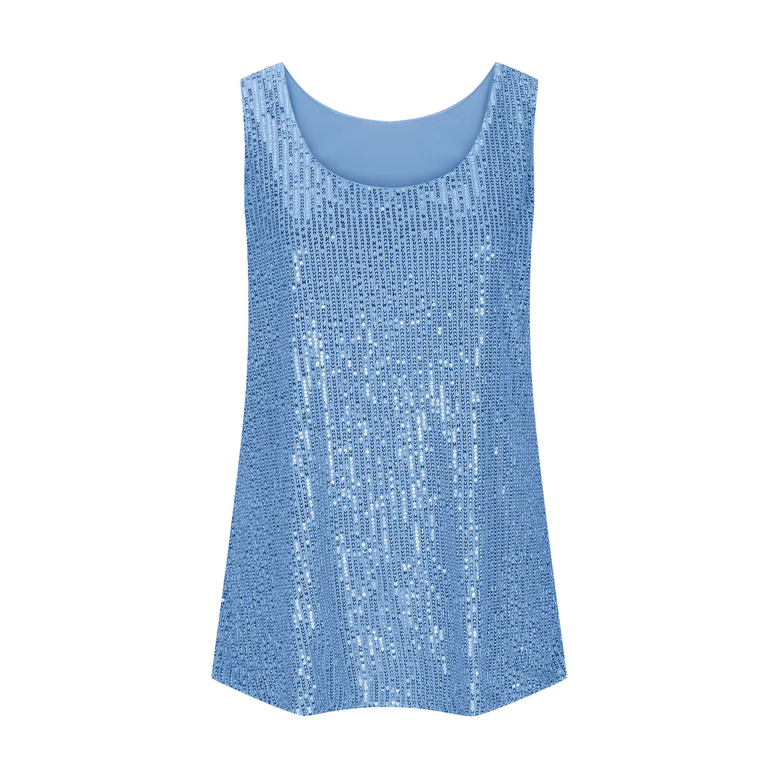 Débardeurs à paillettes or et argent pour femme