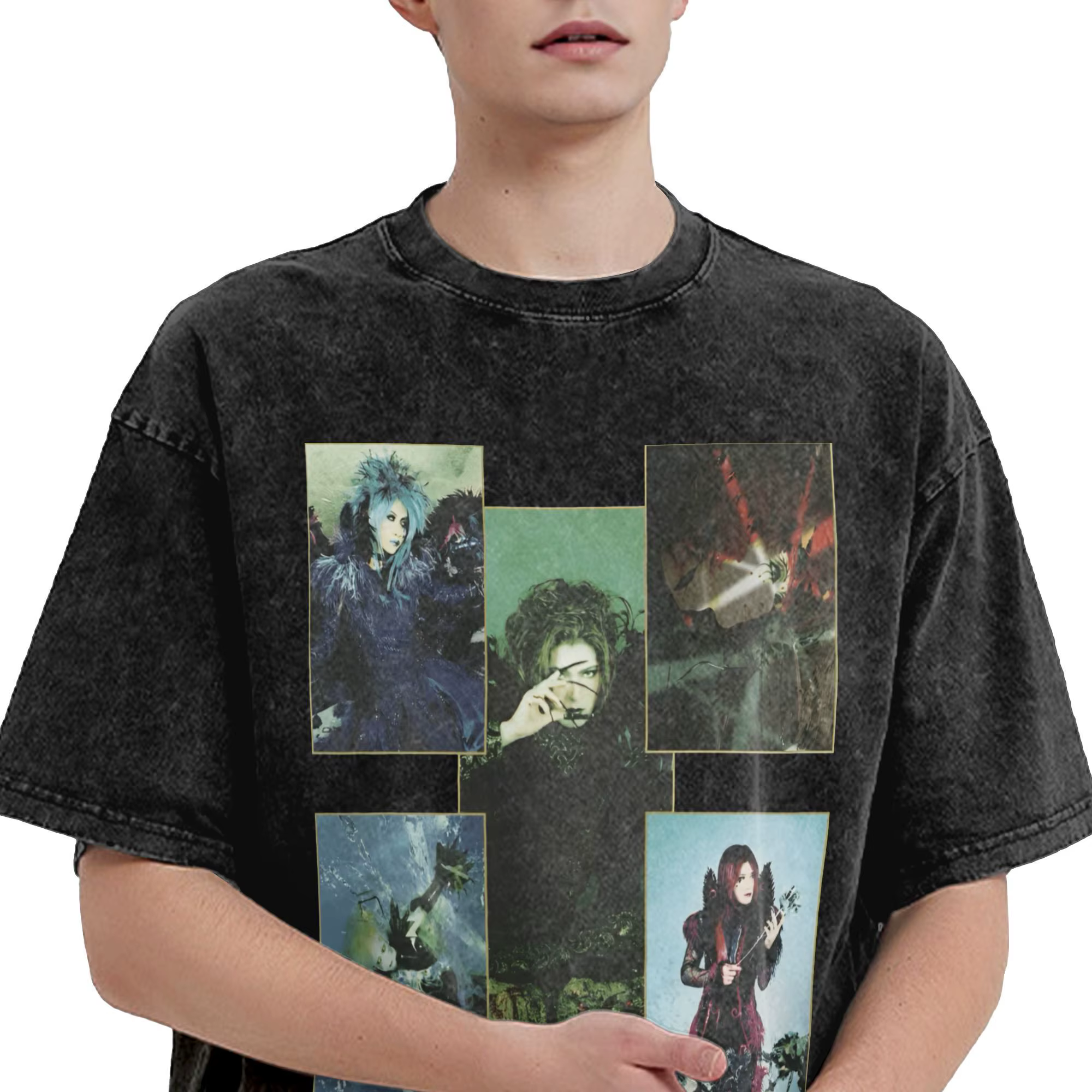 Malice Mizer T-Shirt groupe de Rock Hip Hop T-Shirts à manches courtes Y2K classique