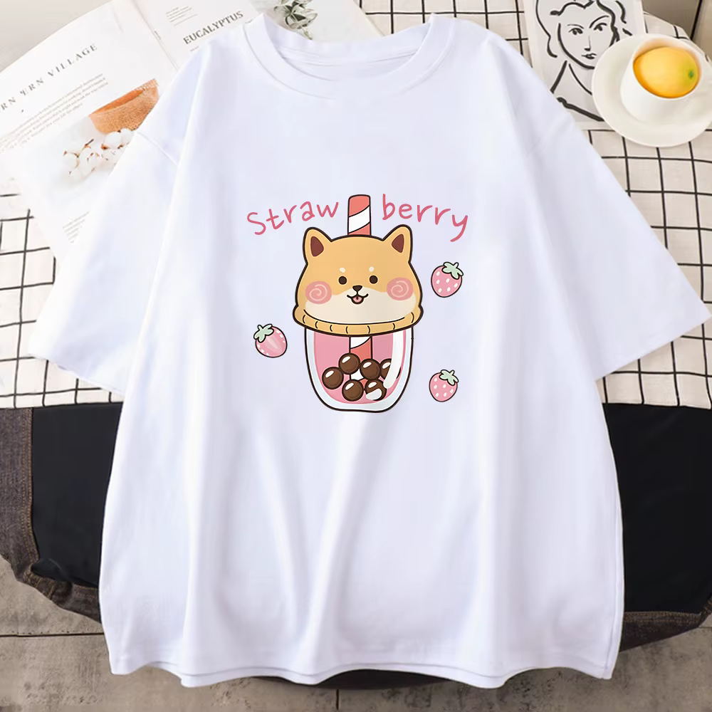 T-shirt imprimé dessin animé Harvey Milk pour filles