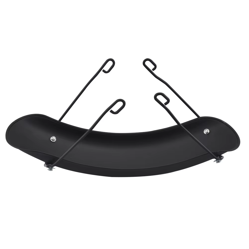 Garde-boue avant de moto Vintage noir mat avec support pour Harley Bobber Honda Yamaha Suzuki GN125 Cafe Racer Tracker