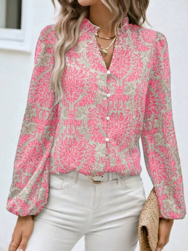 Chemise à manches longues pour femmes