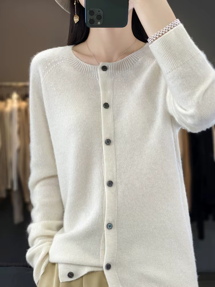 Cardigans en laine mérinos pour femmes