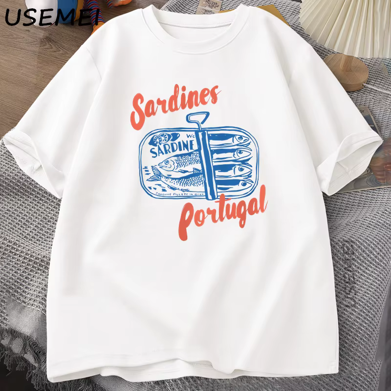 Sardines poisson étamé T-Shirt Portugal