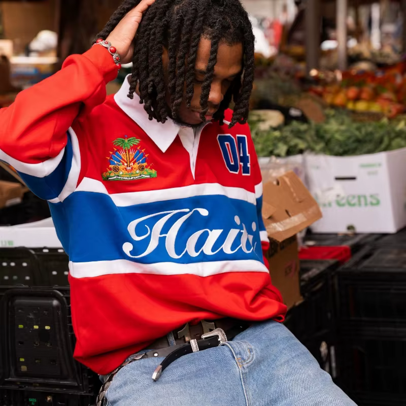 Polo pour homme, style Harajuku Y2K