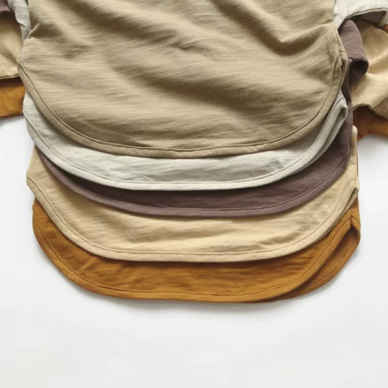 1-7T 100% coton bébé t-shirt enfant en bas âge t-shirt garçon fille vêtements à manches courtes basique t-shirt haut décontracté ample t-shirt pour les enfants