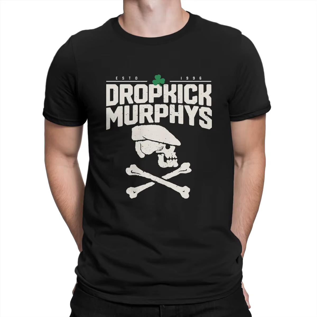 T-shirt Droprika Murphile pour Homme, Graphique PVD, Hipster, à la Mode