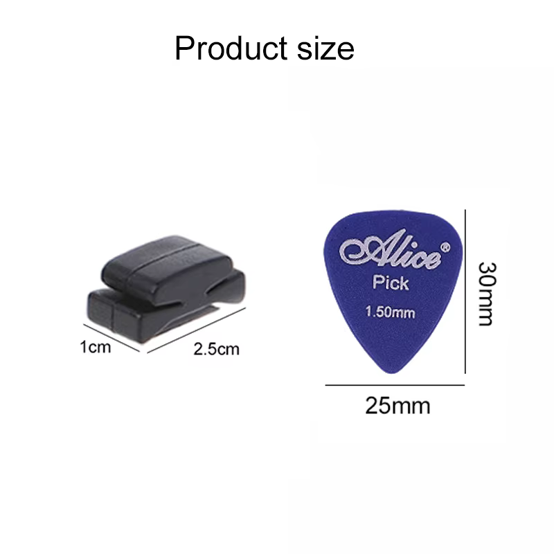 Clips pour médiators de guitare avec médiators – Supports de fixation rapide pour la tête de guitare pour une performance fluide, idéal pour les spectacles en direct et les séances en studio TMZ