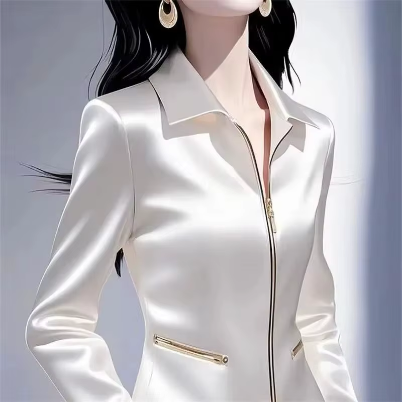 Chemisier femme 2025 printemps été haute qualité mode dames hauts tempérament confortable être tout-match dame loisirs chemise