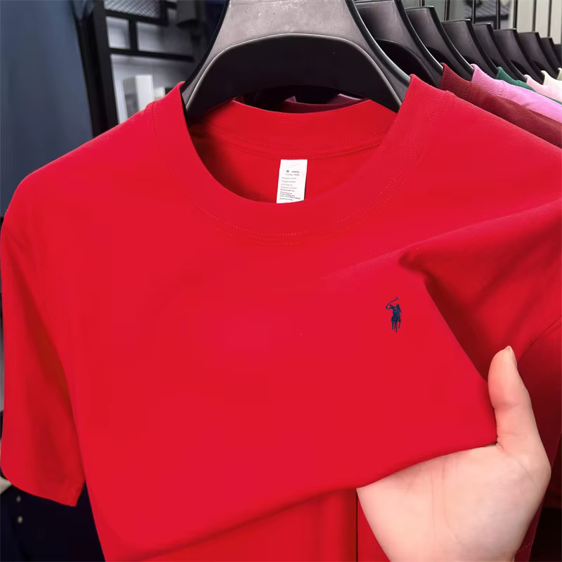 T-shirt homme 100% coton à manches courtes