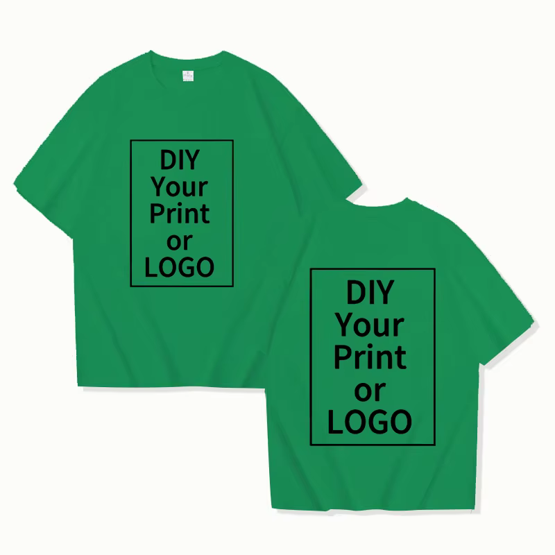 Nouveau t-shirt personnalisé concevoir votre propre texte de Photo traitement d'image professionnel à manches courtes hommes femmes t-shirts personnalisés cadeaux