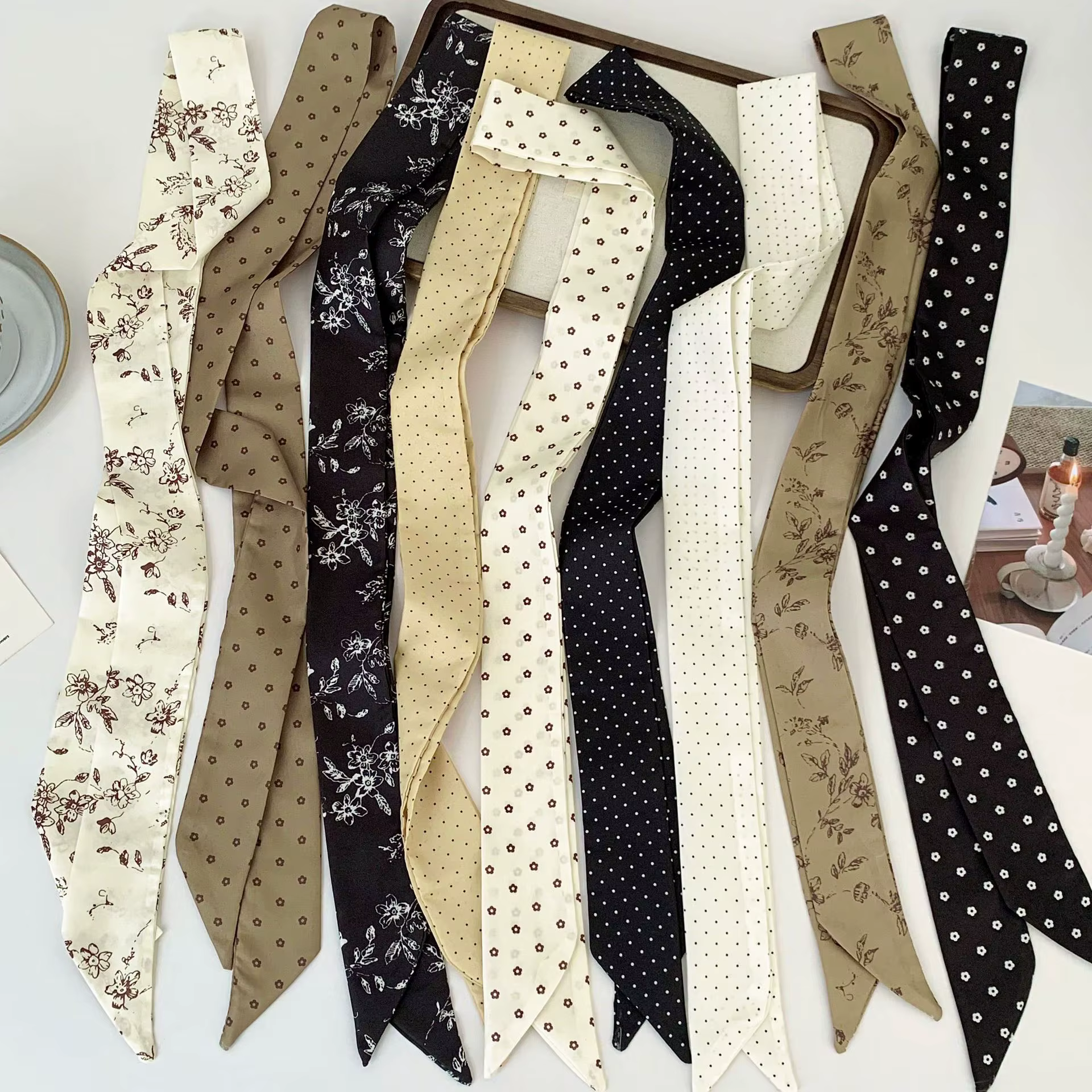 Écharpe à pois : élégante et sophistiquée pour femme