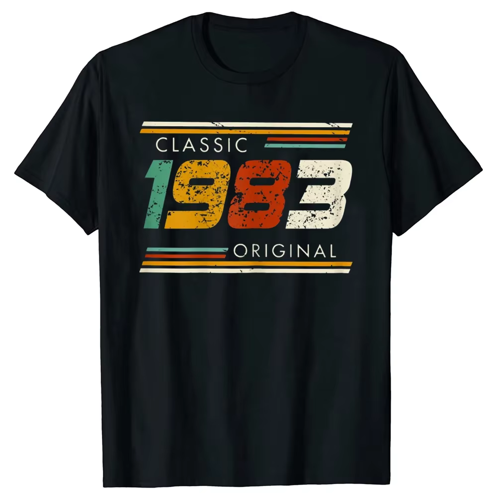 41 ans fabriqué en 1983 classique Original Vintage t-shirt pour hommes père jours idée cadeau accessoires classiques