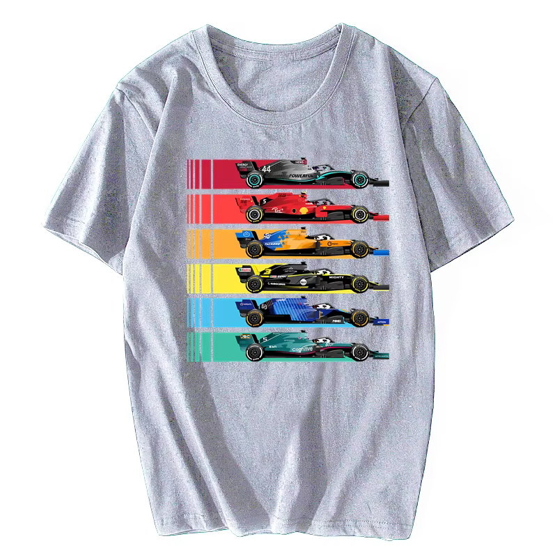 Formule 1 course T-shirt Fans hommes